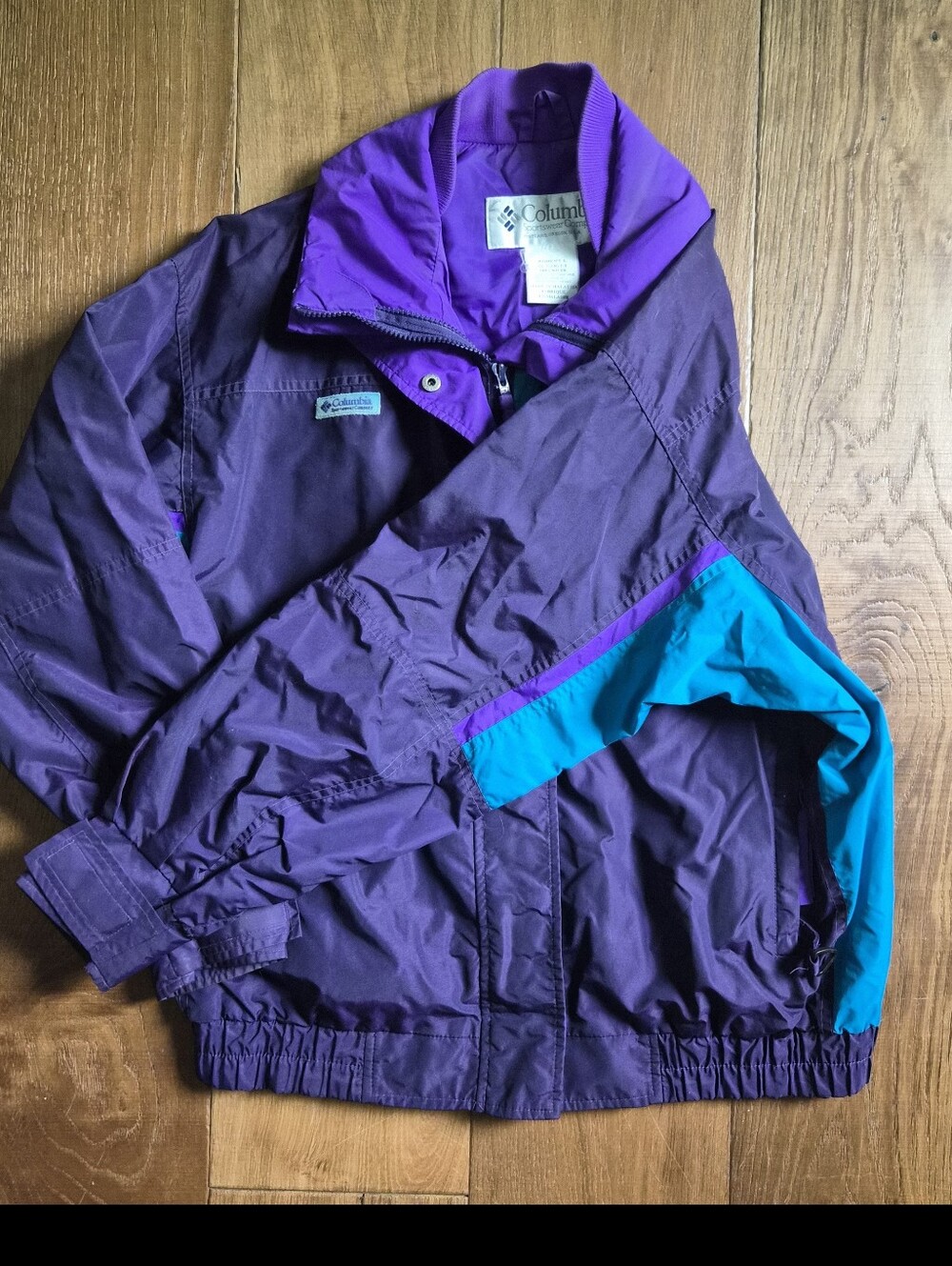 Vintage 90s Columbia Bugaboo Jacket Women’s L Purple Colorblock